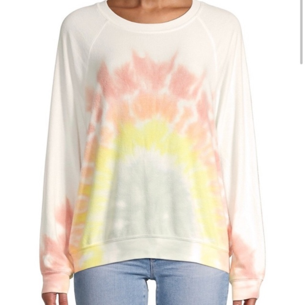 Wildfox Rainbow Dye Sweatshirt, M, NWT!
